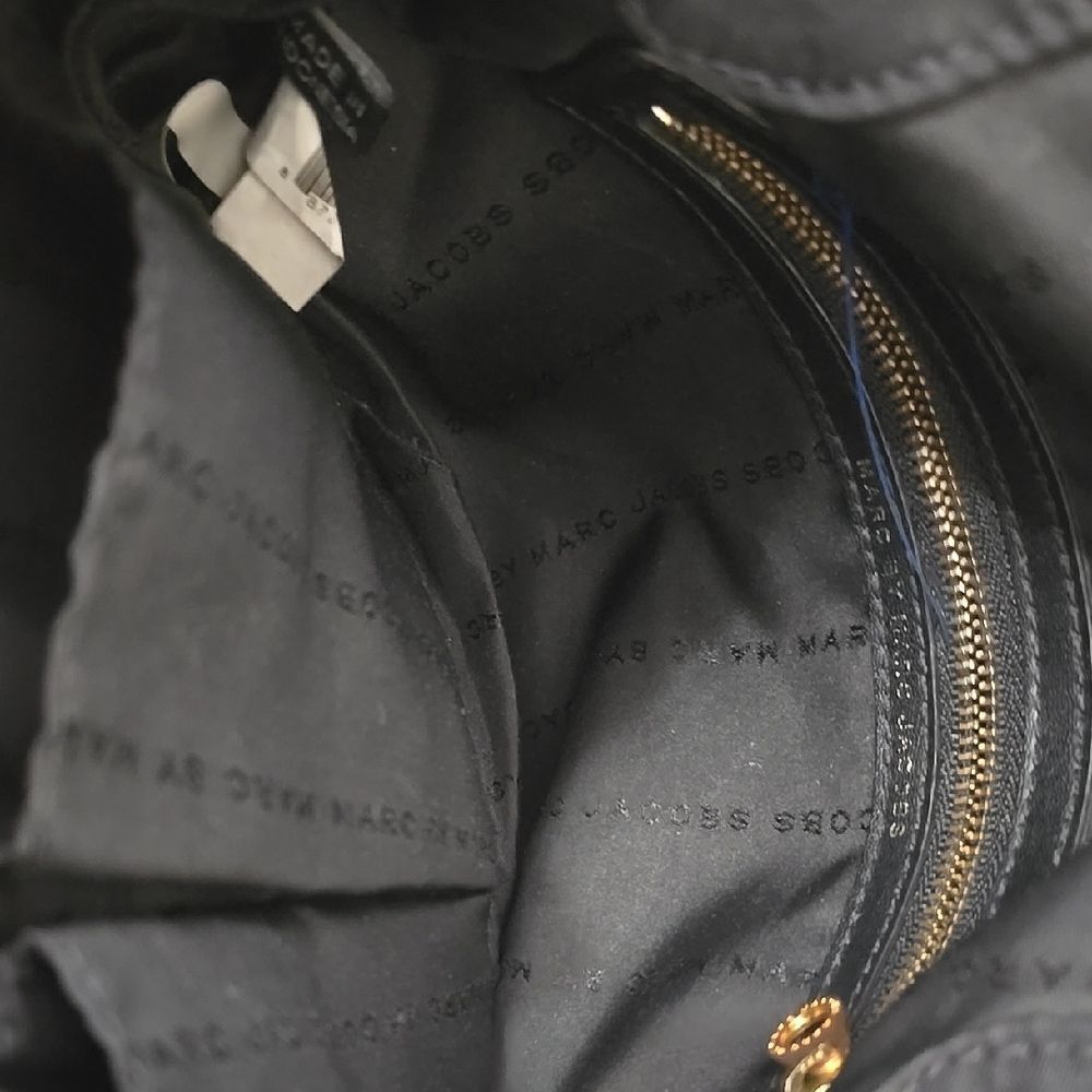 Marc by Marc Jacobs Black Crossbody with Gold Accents - Picture 10 of 12